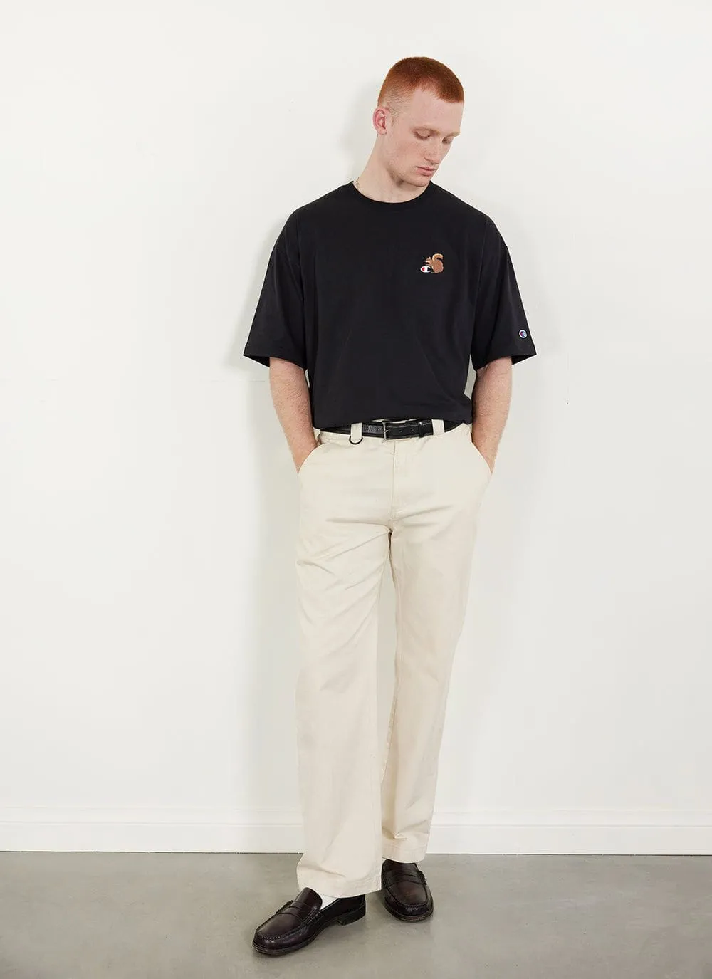 Squirrel Oversized T Shirt | Champion and Percival | Black sold by Percival product image thumbnail 5
