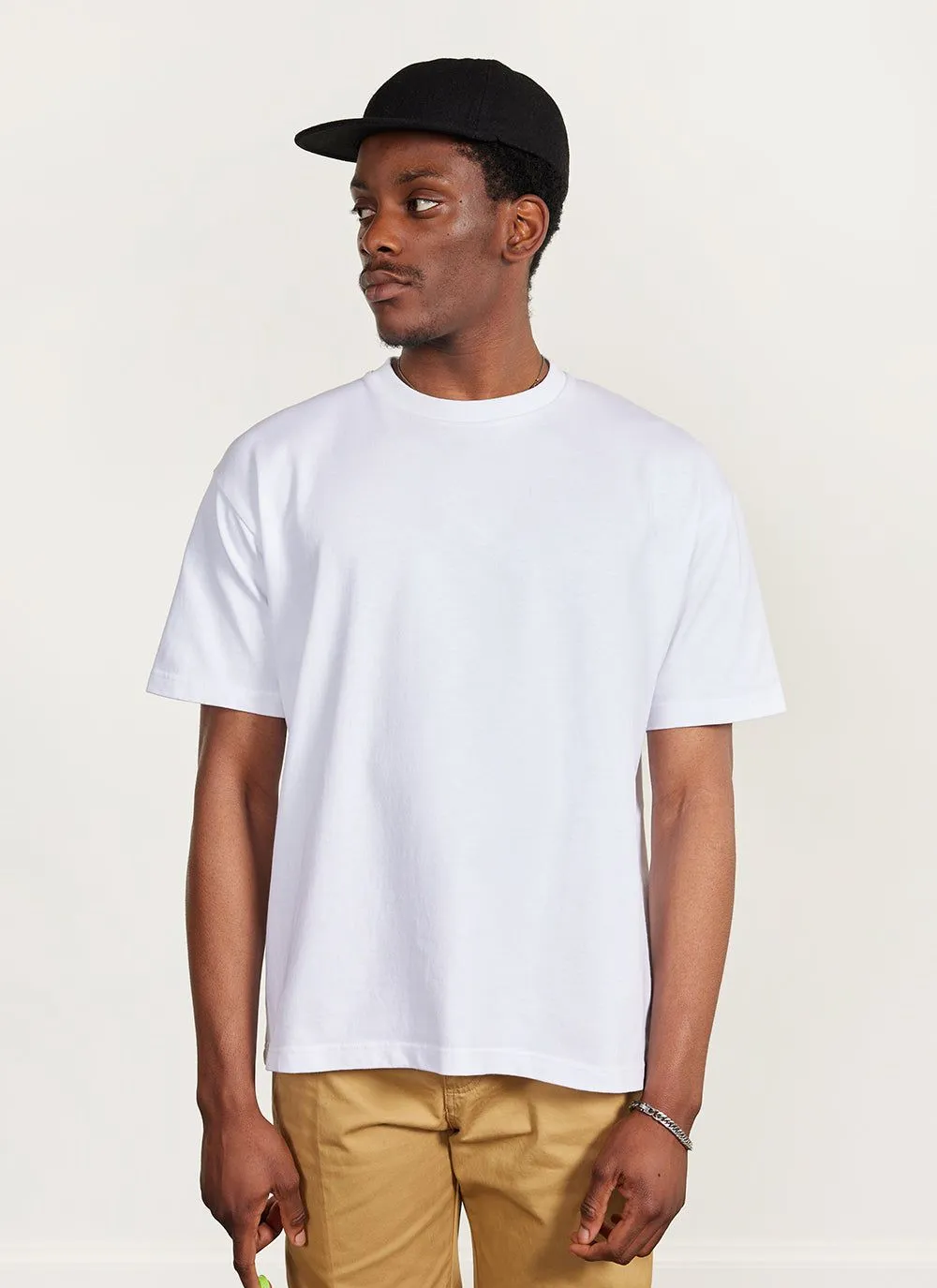Oversized Auxiliary T Shirt 01 | Organic Cotton | White sold by Percival