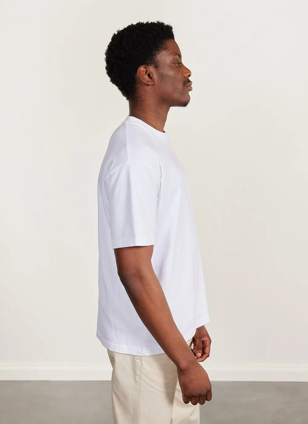 Oversized Auxiliary T Shirt 01 | Organic Cotton | White sold by Percival product image thumbnail 3