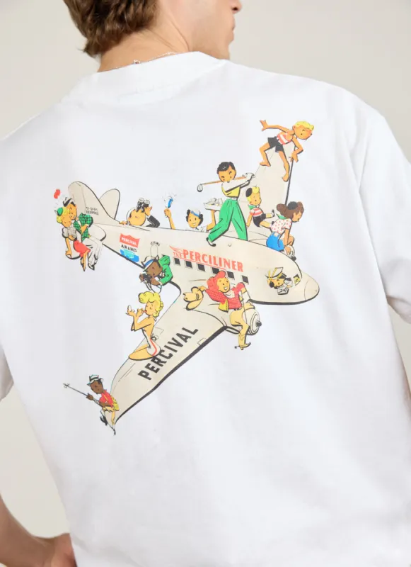 Perciliner Oversized T Shirt | Organic Cotton | White sold by Percival