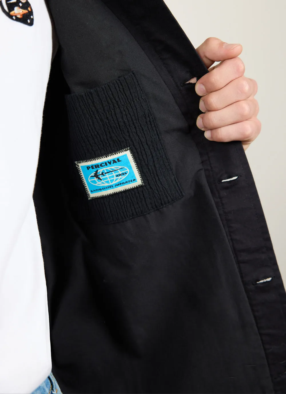 Artifact Carpenter Jacket | Cotton | Black sold by Percival product image thumbnail 4