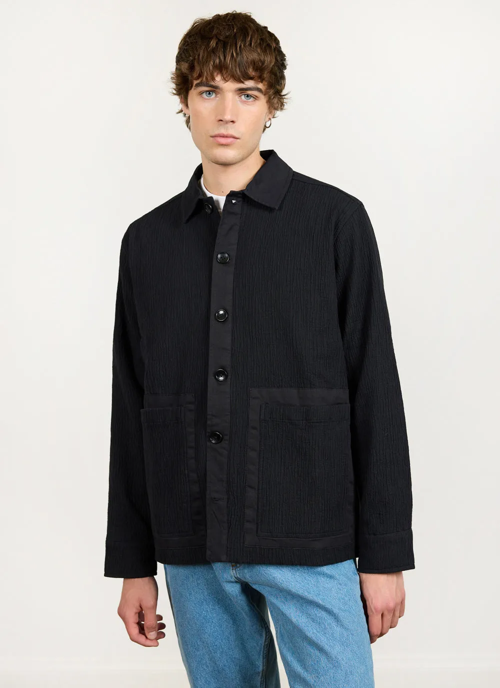 Artifact Carpenter Jacket | Cotton | Black sold by Percival