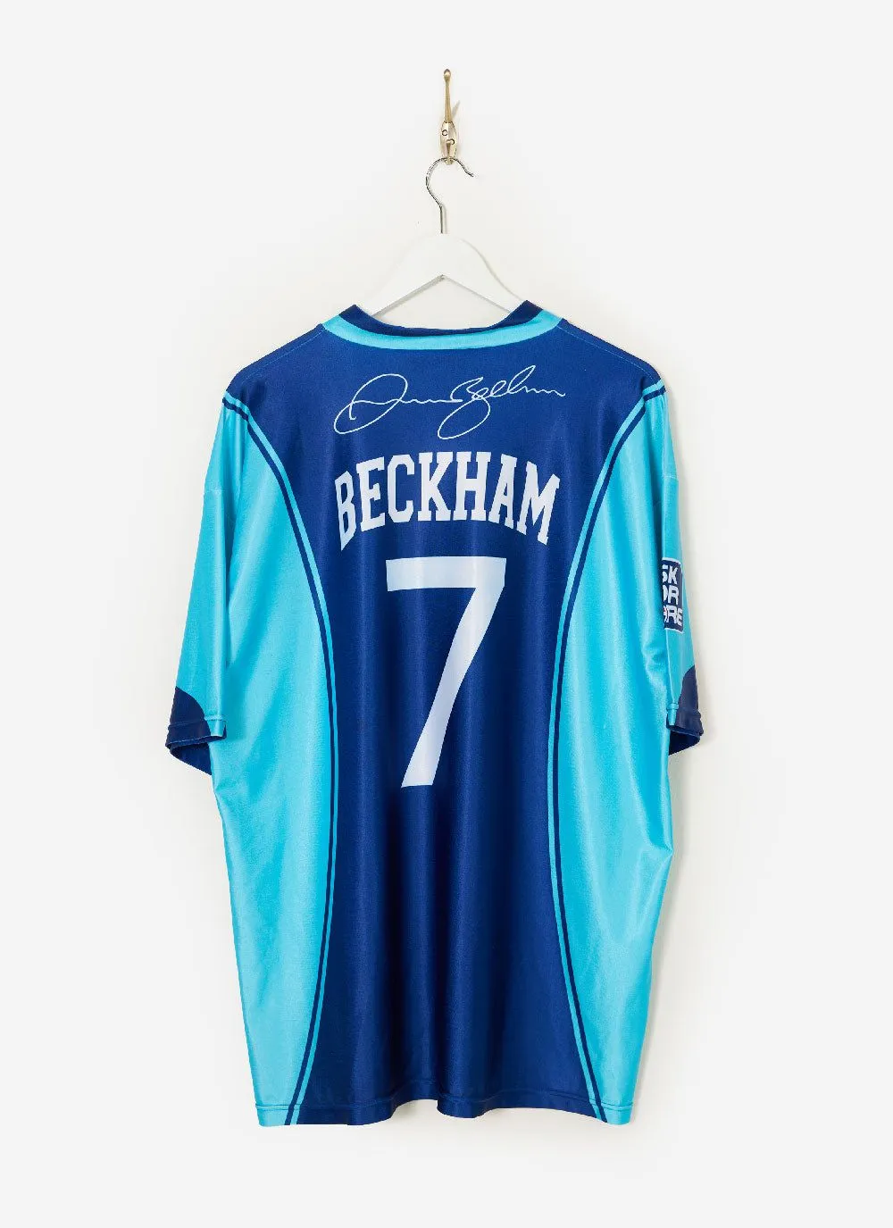 90s Vintage Shirt #41 | Percival x Classic Football Shirts | Blue sold by Percival product image thumbnail 3