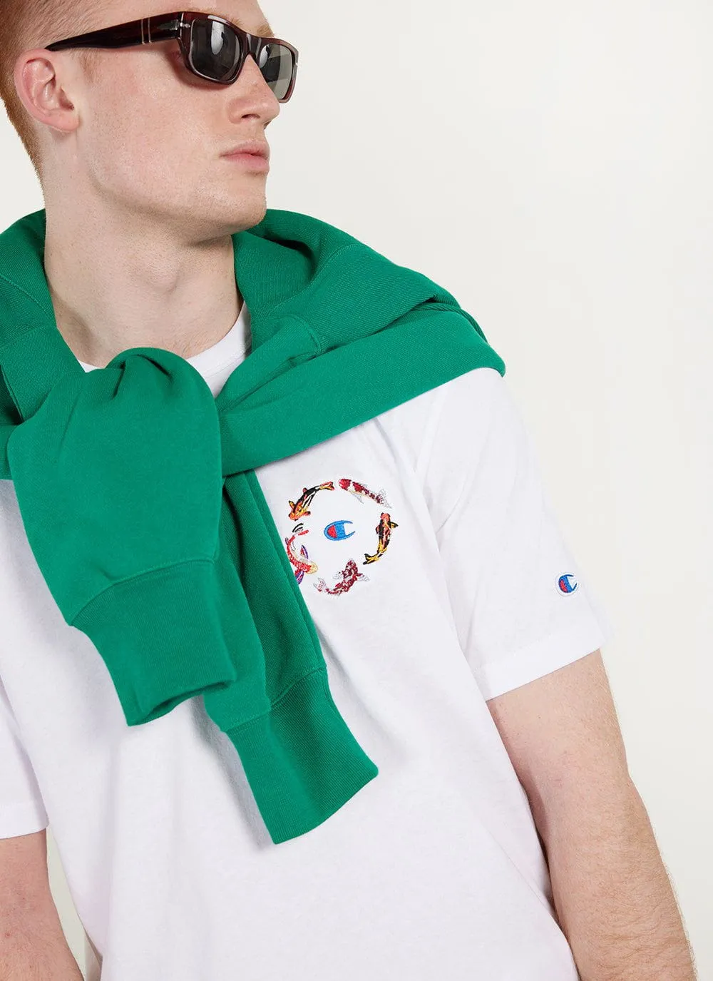 Koi Carp T Shirt | Champion and Percival | White sold by Percival product image thumbnail 5