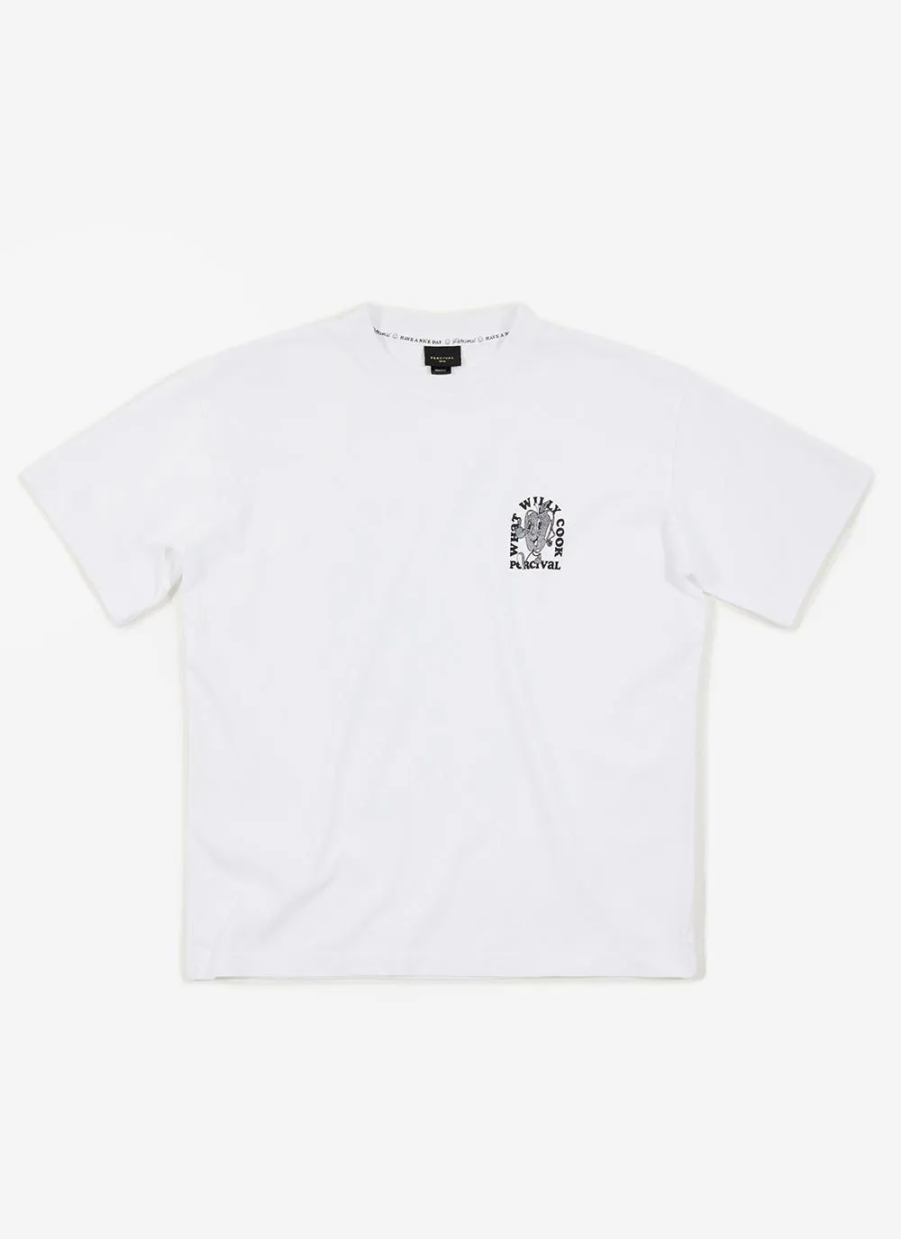 Apple a Day Oversized T Shirt | Percival x What Willy Cook | White sold by Percival product image thumbnail 2