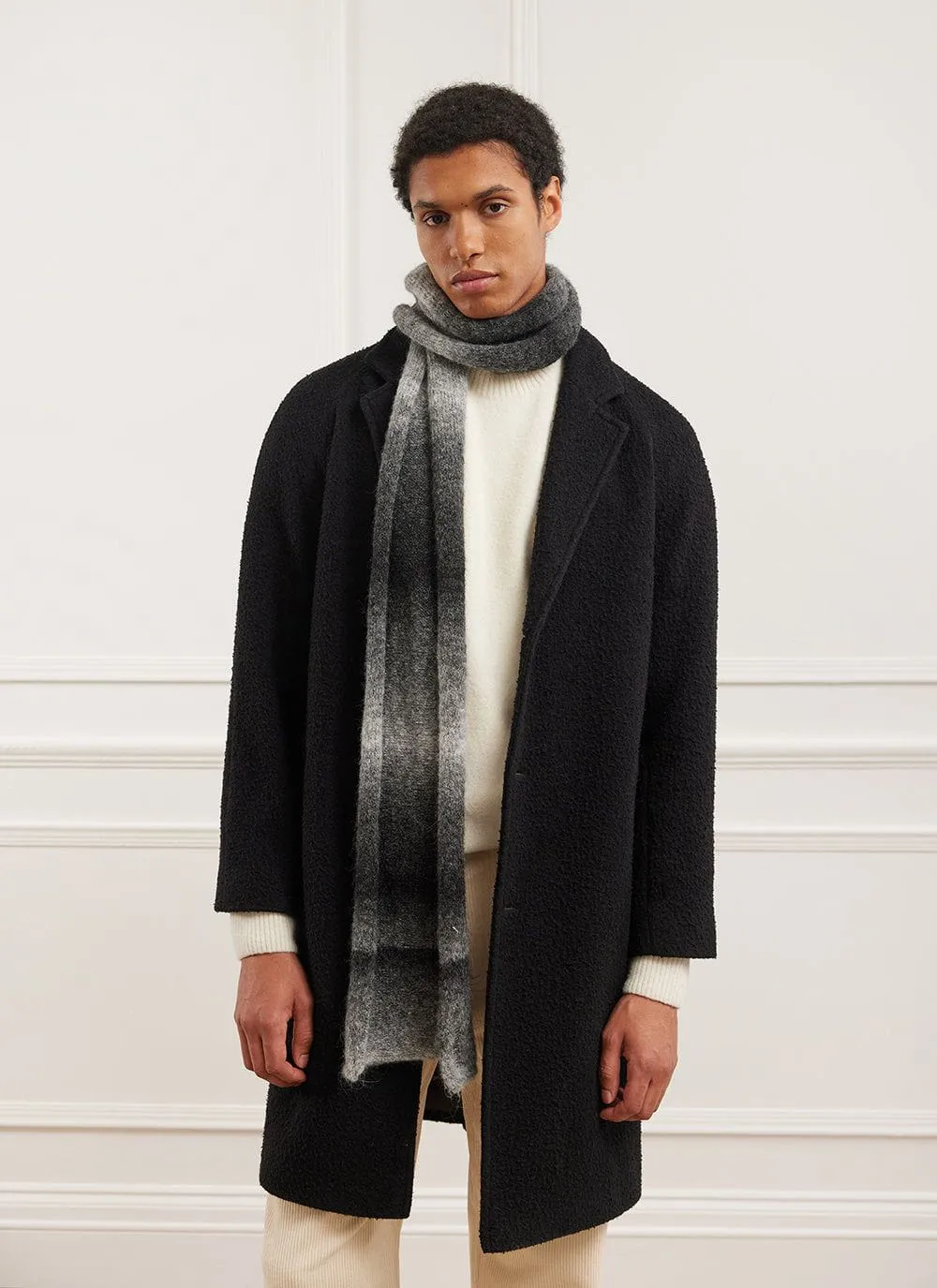 Gradient Scarf | Mohair | Black sold by Percival product image thumbnail 2