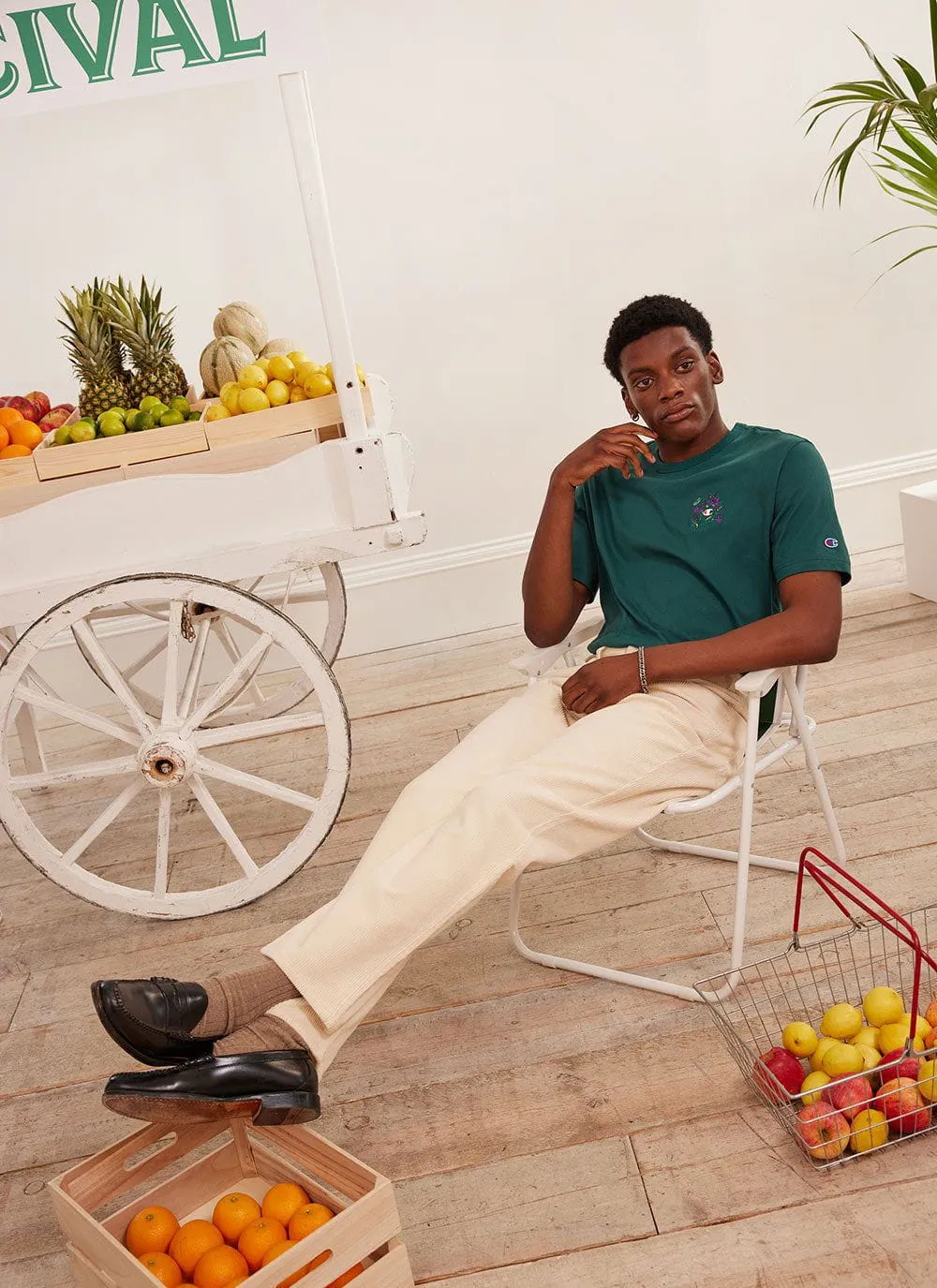 Thistle Flower T Shirt | Champion and Percival | Forest sold by Percival product image thumbnail 5