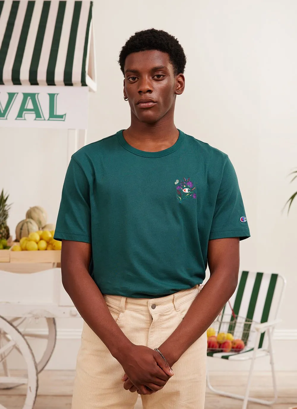Thistle Flower T Shirt | Champion and Percival | Forest sold by Percival product image thumbnail 2