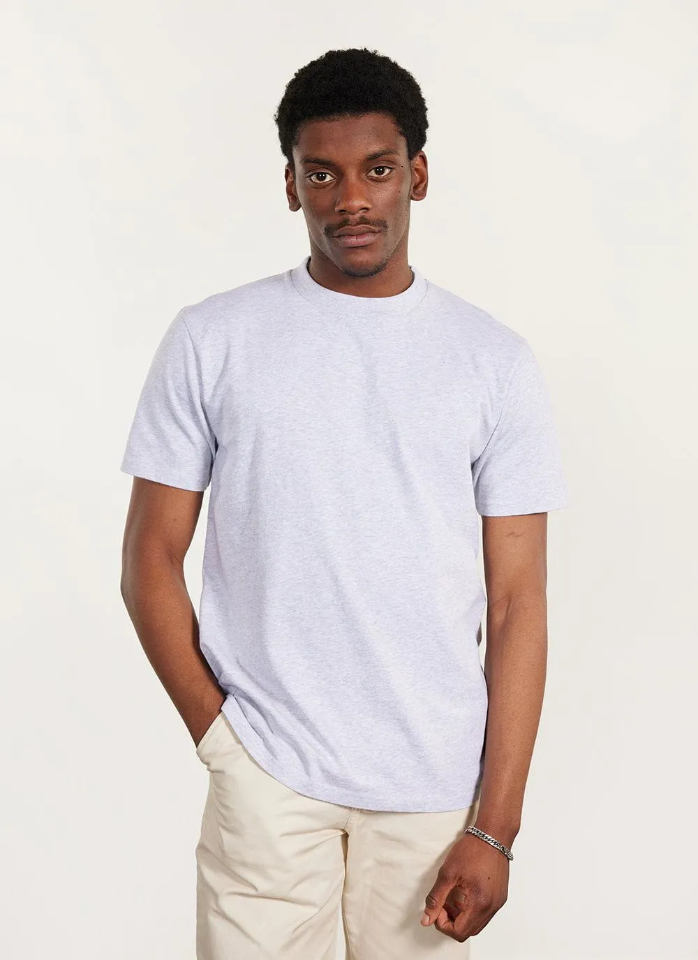 3 Pack T Shirts | Organic Cotton | White / Forest / Athletic Grey sold by Percival product image thumbnail 3