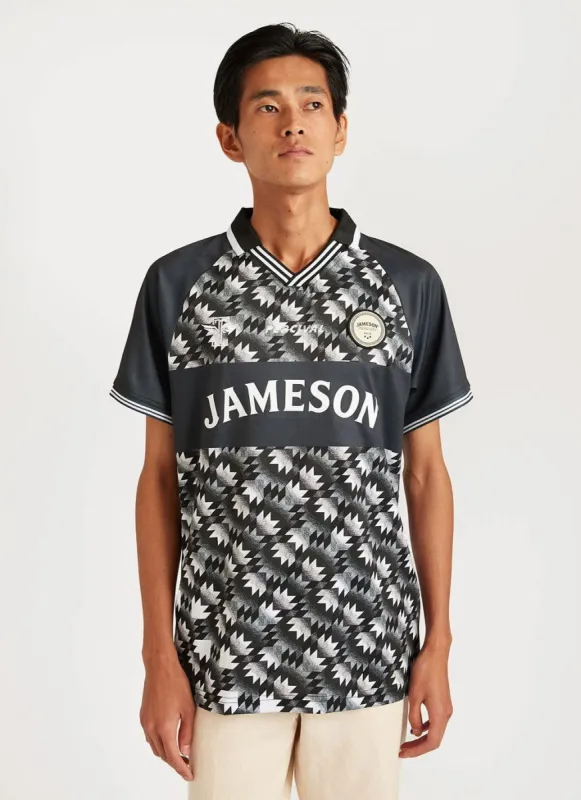Away Football Shirt | JAMESON x Percival | Black sold by Percival