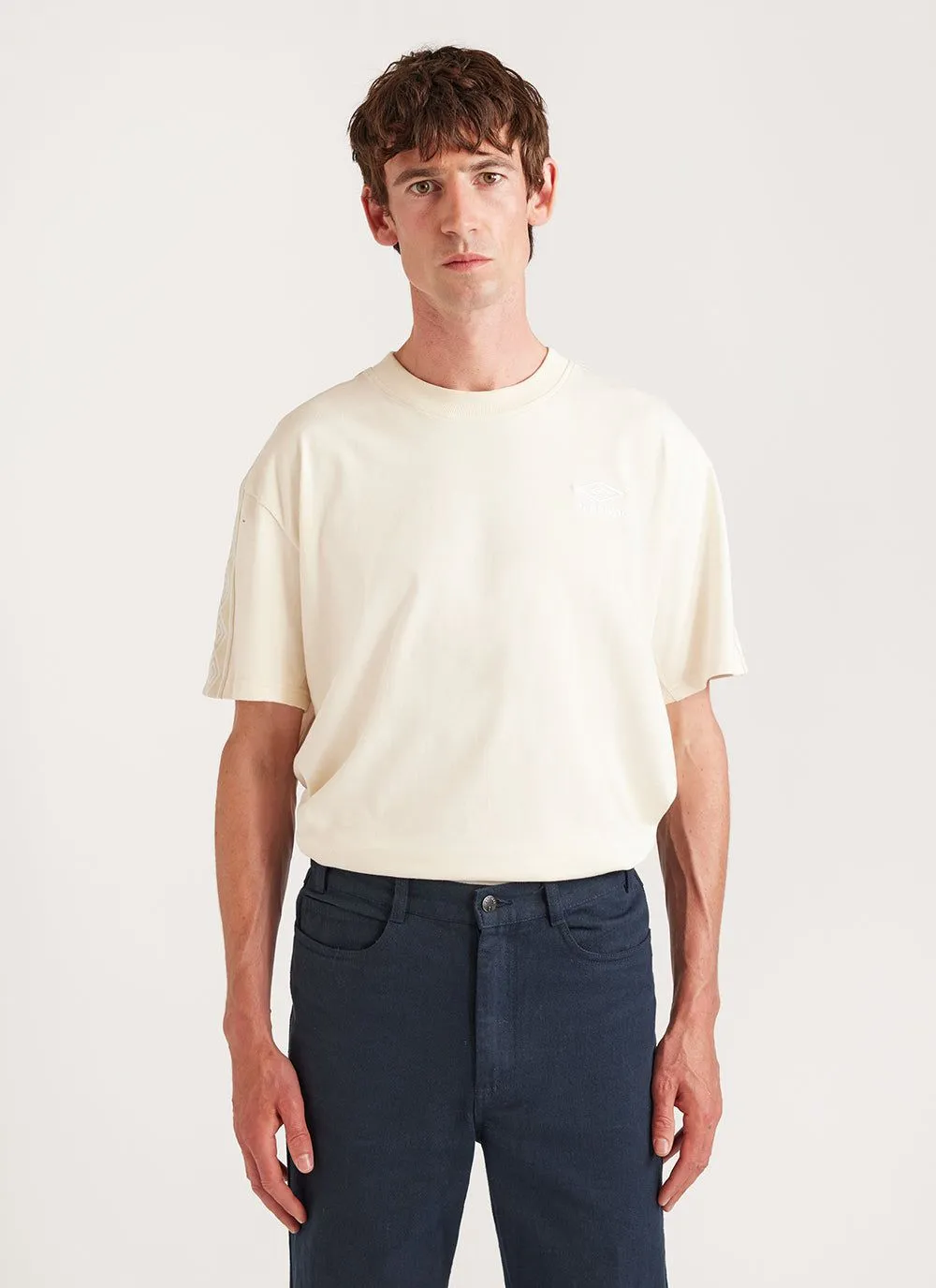 Training T Shirt | Umbro x Percival | Ecru sold by Percival