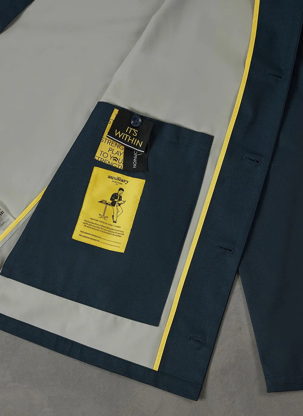 Strengths Waterproof Auxiliary Sherlock | Percival x High Performance | Navy with Grey sold by Percival product image thumbnail 2