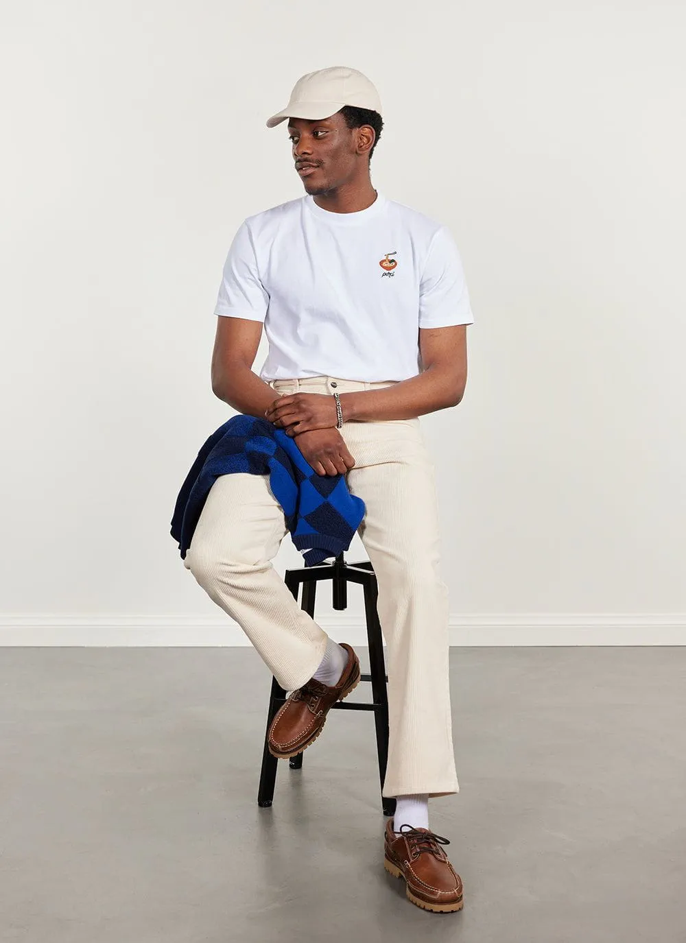 Ramen T Shirt | Organic Cotton | White sold by Percival product image thumbnail 3