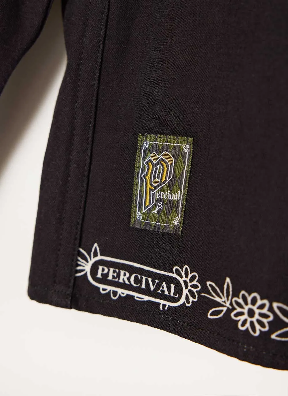 Perci Cat Overshirt | Black sold by Percival product image thumbnail 5