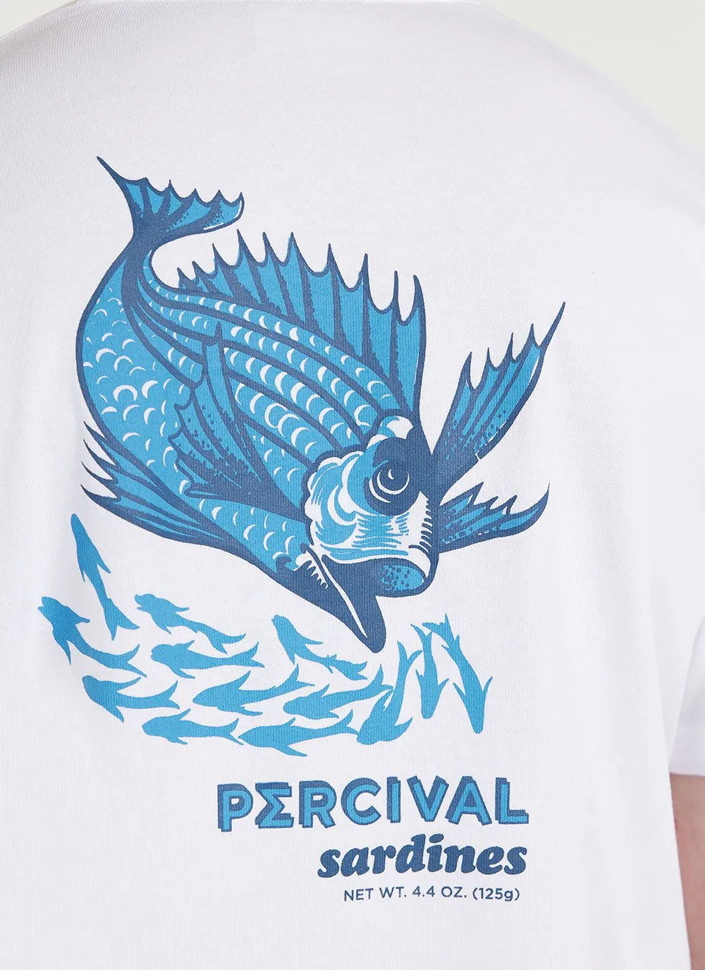 Depths of Mythos Oversized T Shirt | Embroidered Organic Cotton | White sold by Percival product image thumbnail 5