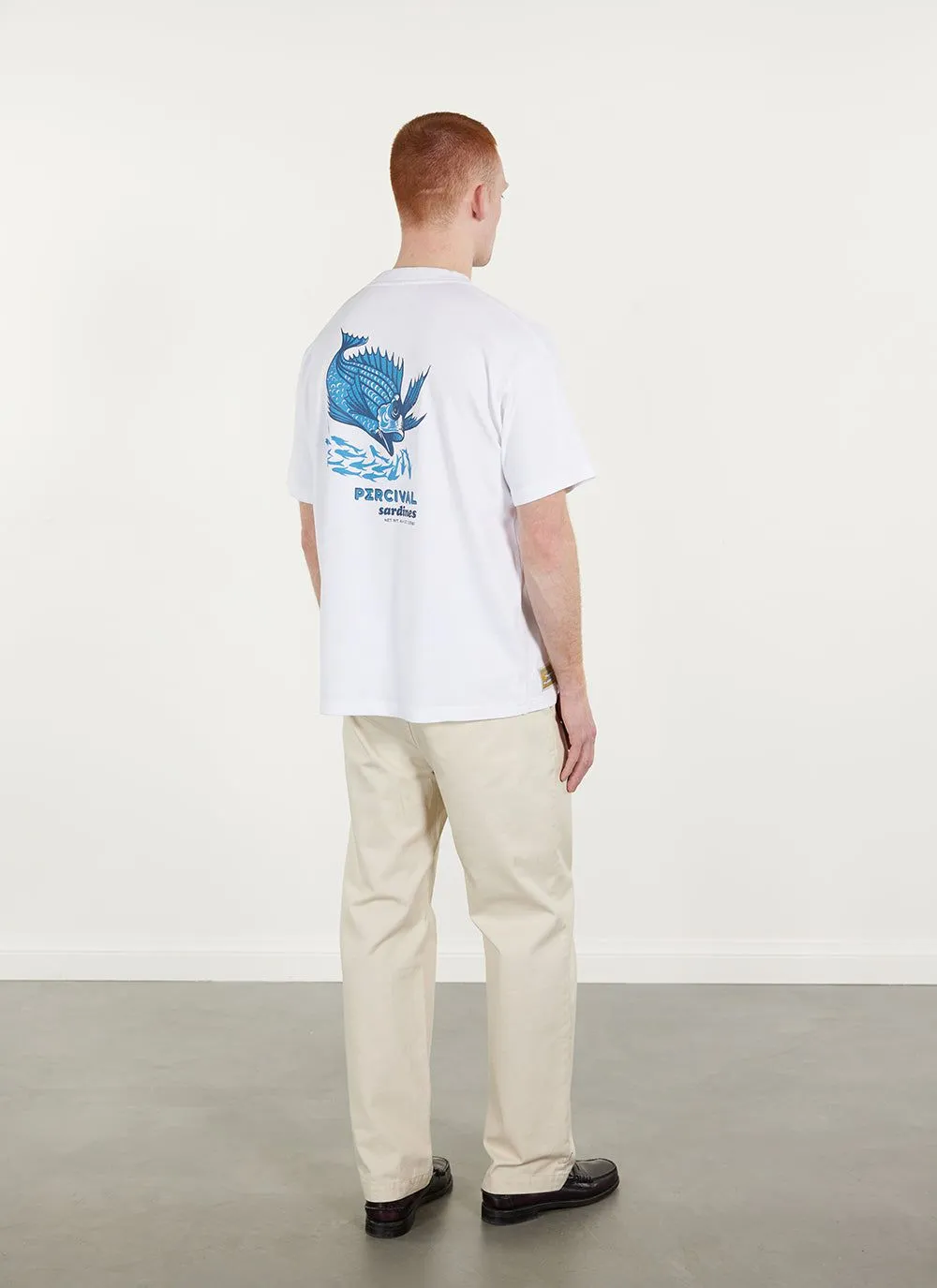 Depths of Mythos Oversized T Shirt | Embroidered Organic Cotton | White sold by Percival product image thumbnail 2