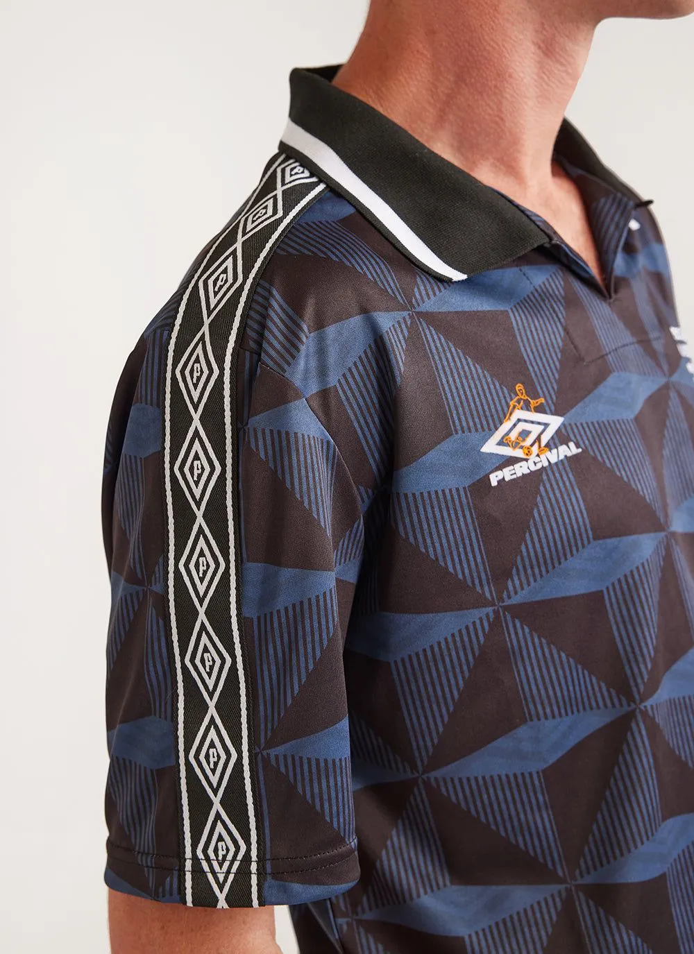 Retro Football Shirt | Umbro x Percival | Black sold by Percival product image thumbnail 4