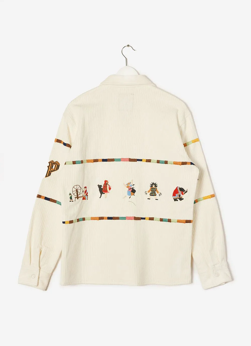 Fable Coach Cord Overshirt | Ecru sold by Percival product image thumbnail 2