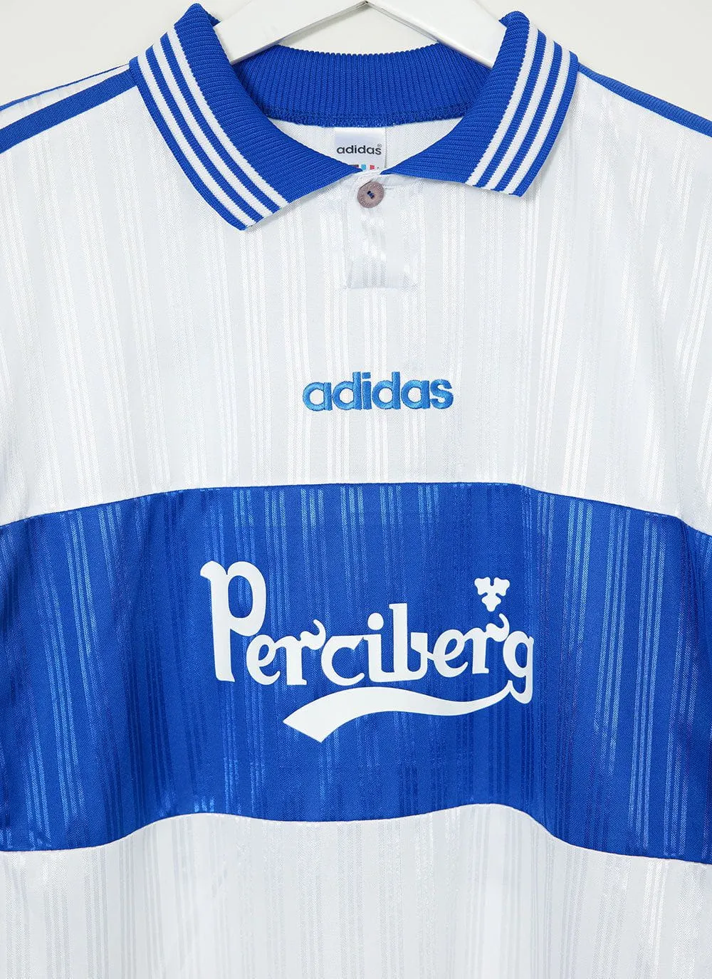 90s Adidas Shirt #26 | Percival x Classic Football Shirts | White with Blue sold by Percival product image thumbnail 3