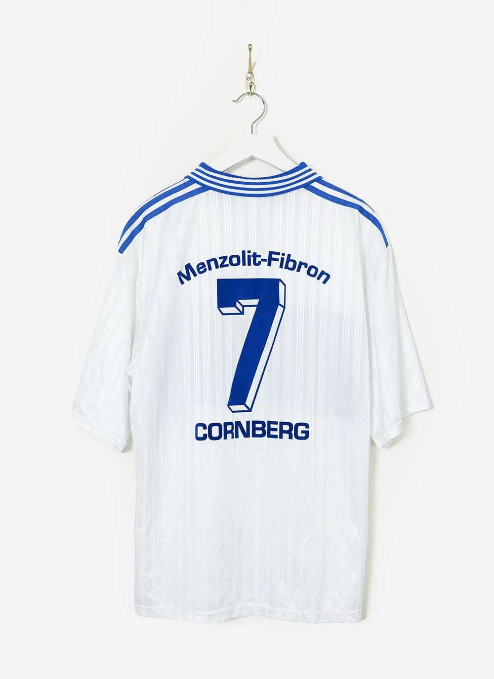 90s Adidas Shirt #26 | Percival x Classic Football Shirts | White with Blue sold by Percival product image thumbnail 2