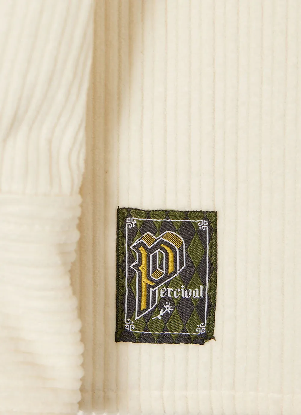 Fable Coach Cord Overshirt | Ecru sold by Percival product image thumbnail 4