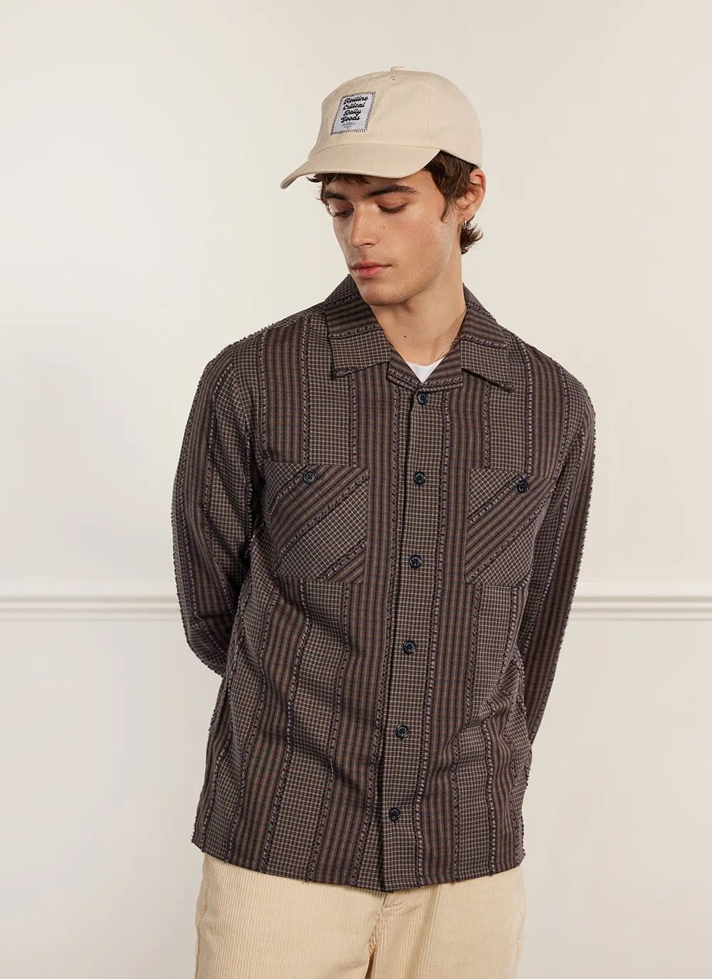 Ashdown Stripe Overshirt | Multi sold by Percival product image thumbnail 3