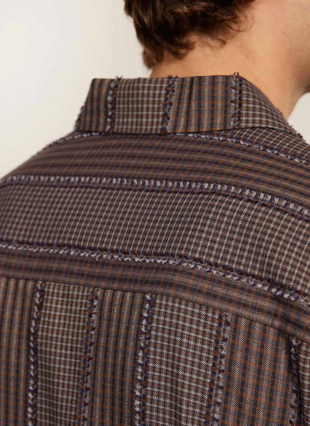 Ashdown Stripe Overshirt | Multi sold by Percival product image thumbnail 4