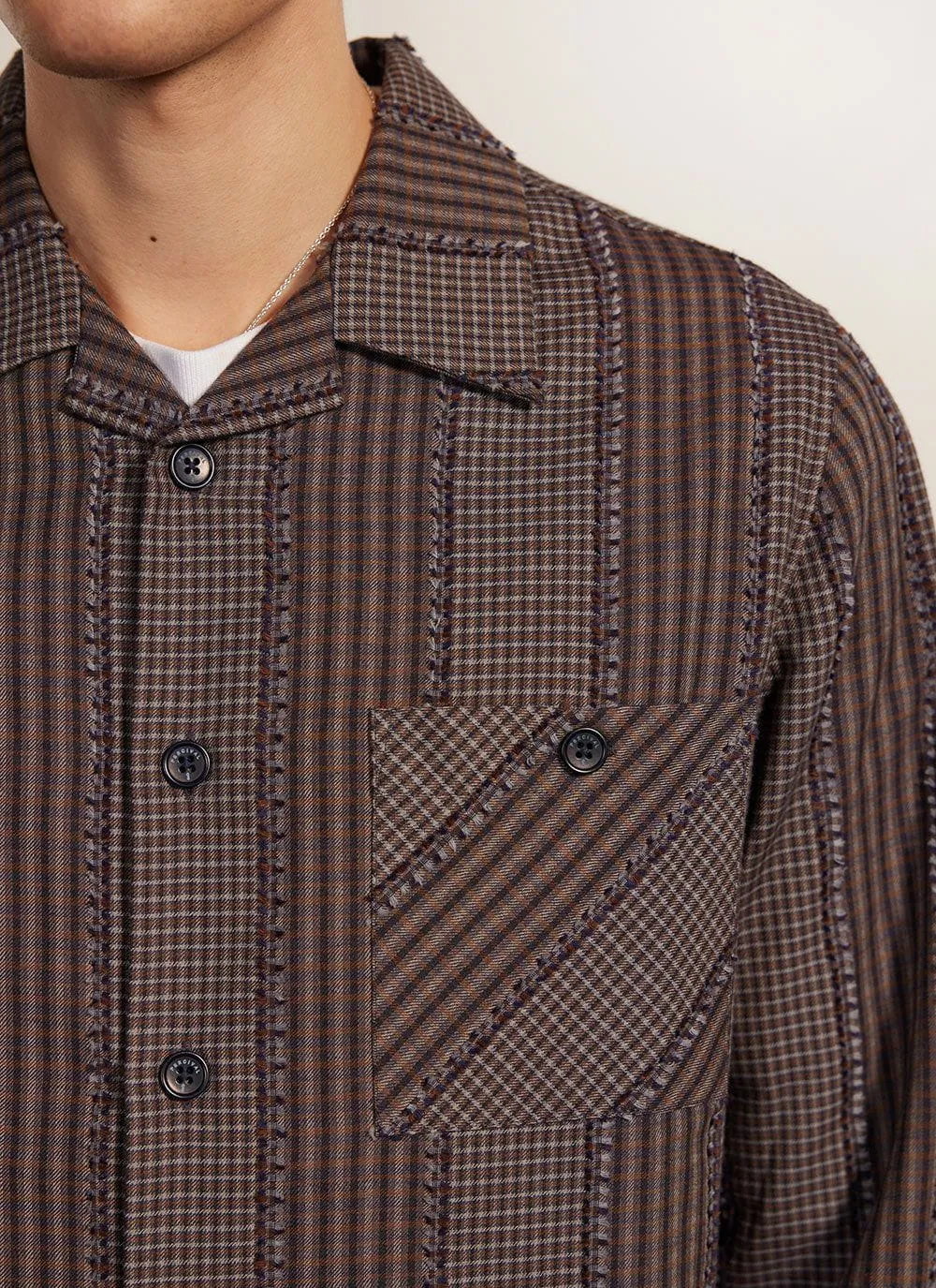 Ashdown Stripe Overshirt | Multi sold by Percival product image thumbnail 2