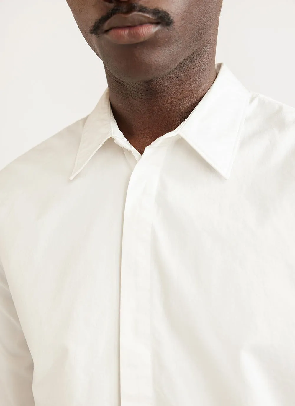 Formal Shirt | Cotton Poplin | White sold by Percival product image thumbnail 2