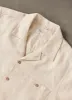 Short Sleeve Cuban Shirt | Linen | Cream sold by Percival