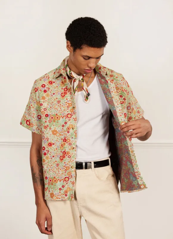 Floral Boxy Clerk Shirt | Multi sold by Percival