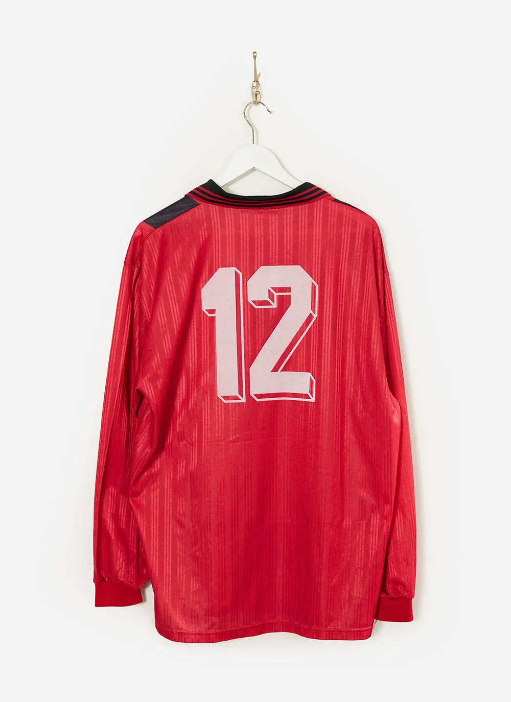 90s Adidas Shirt #24 | Percival x Classic Football Shirts | Red sold by Percival product image thumbnail 3