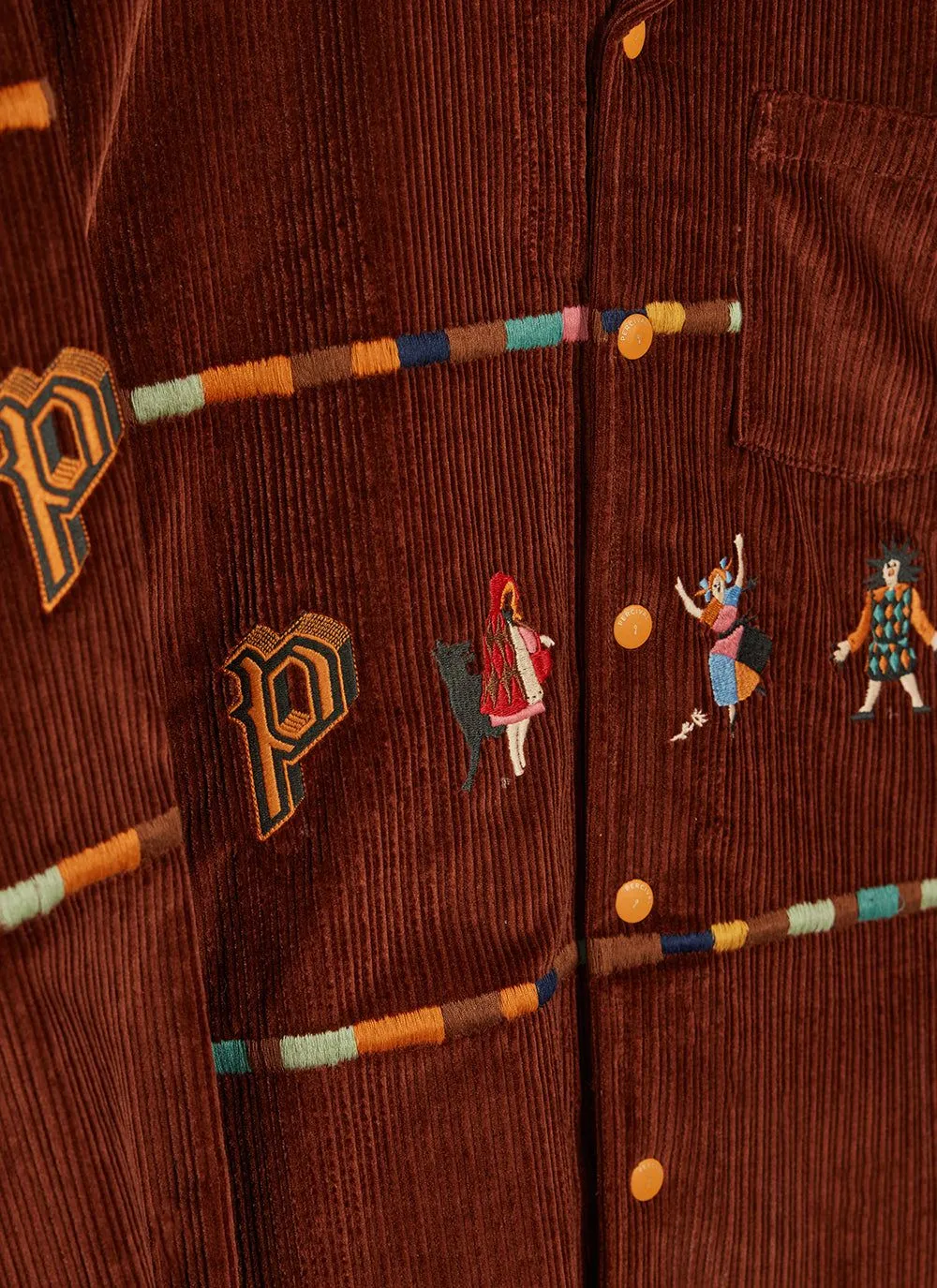 Fable Coach Cord Overshirt | Espresso sold by Percival product image thumbnail 3