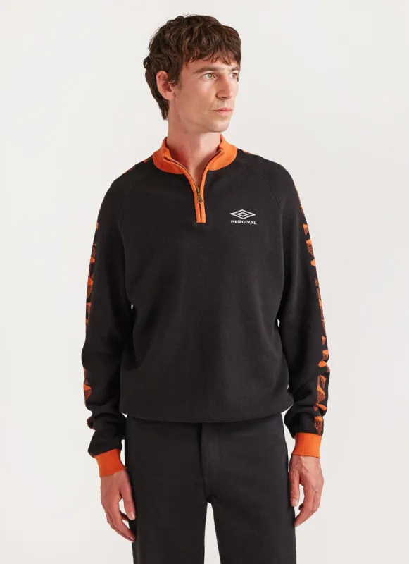 Apres Sport Jumper | Umbro x Percival | Black sold by Percival