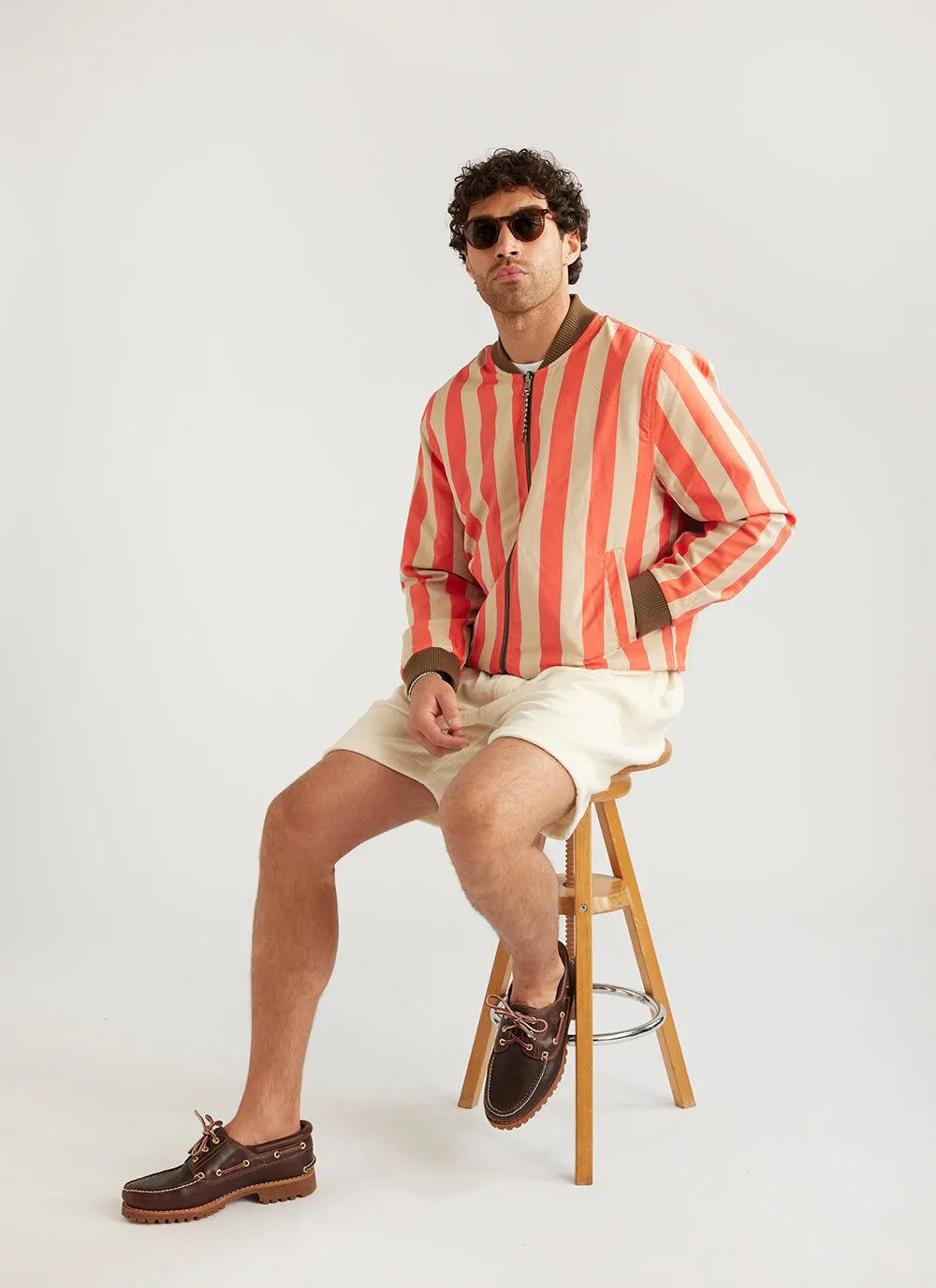 The Hamptons Resort Short | Seinfeld x Percival | Ecru sold by Percival product image thumbnail 4
