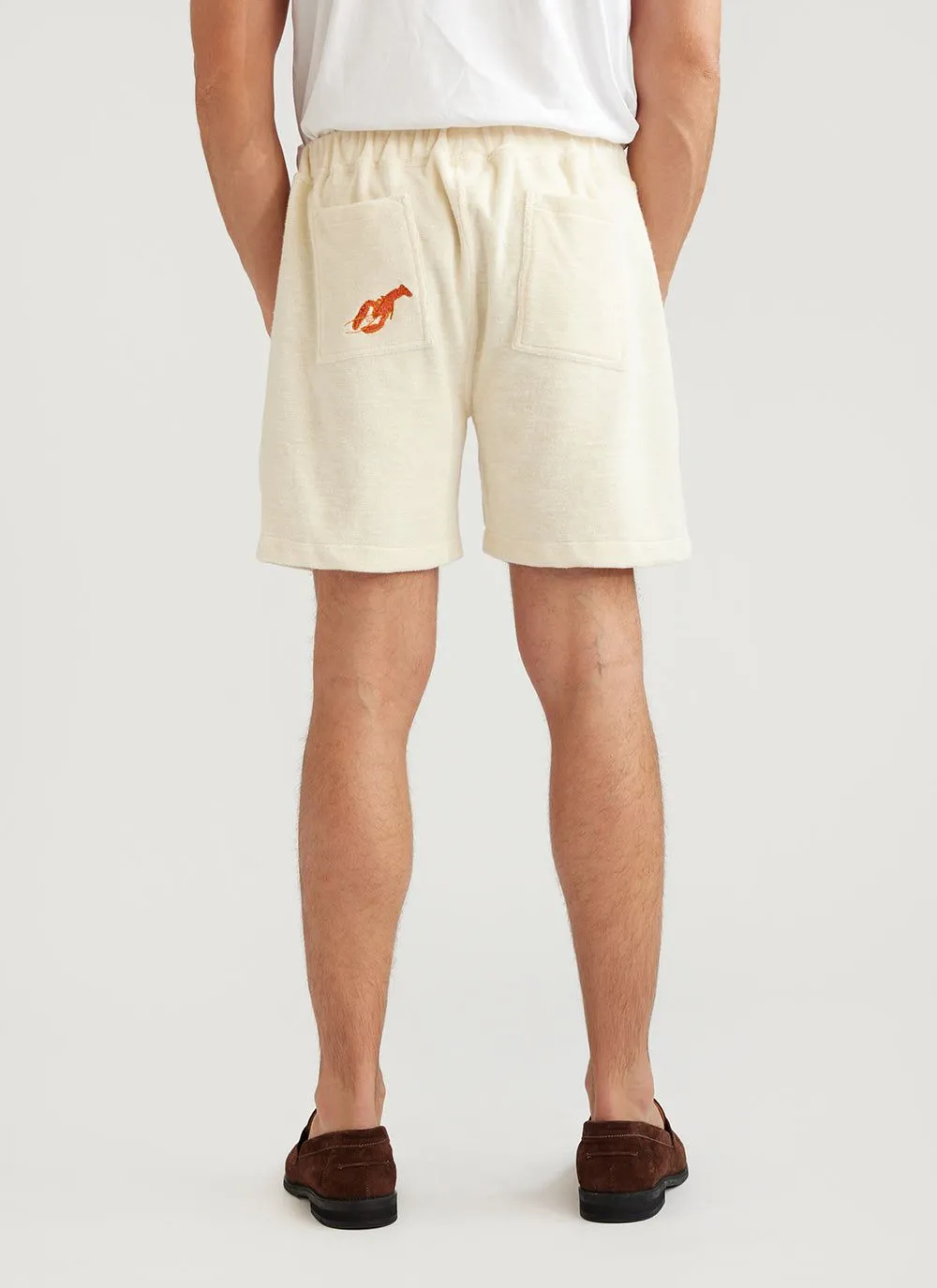 The Hamptons Resort Short | Seinfeld x Percival | Ecru sold by Percival product image thumbnail 5