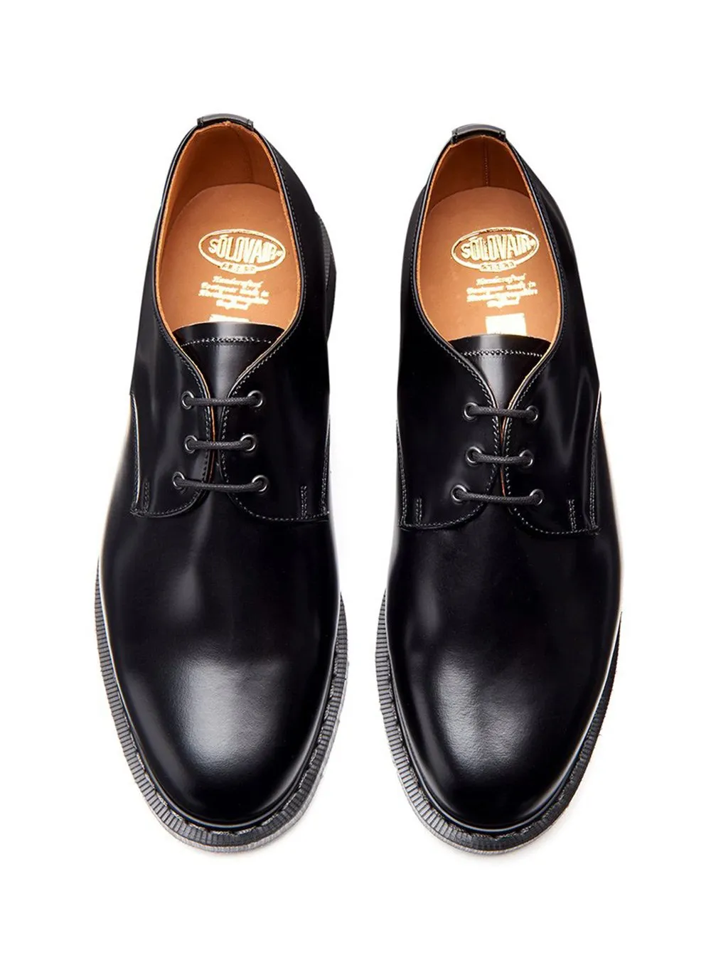 Solovair | Hi-Shine Gibson Shoe | Black sold by Percival product image thumbnail 2