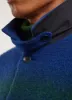 Car Coat | Gradient Wool | Blue with Forest sold by Percival