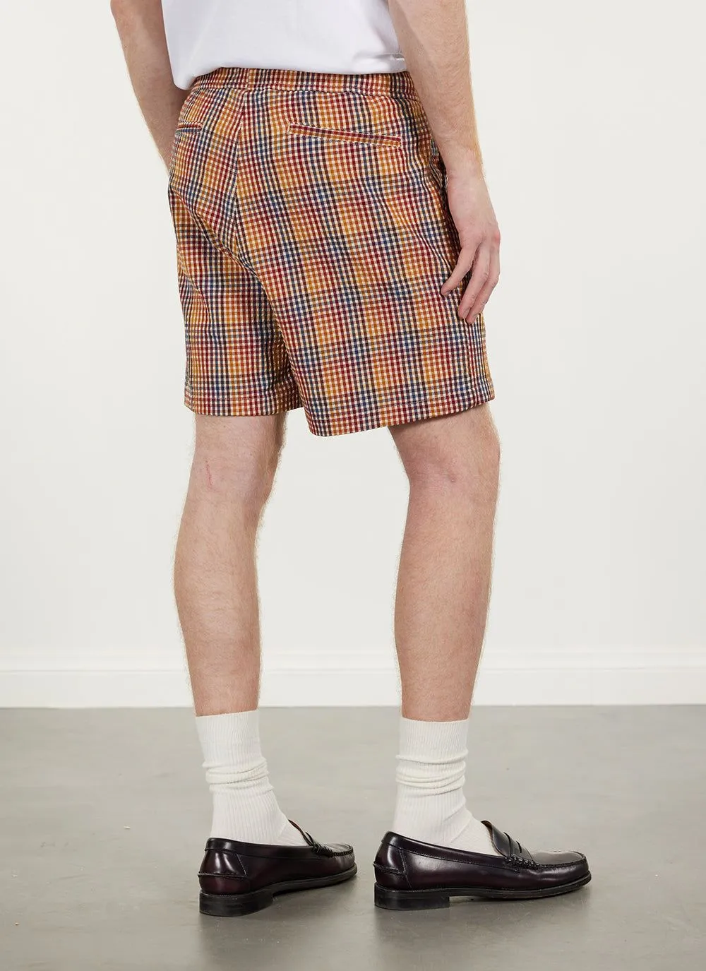 Agora Check Shorts | Cotton | Multi Check sold by Percival product image thumbnail 4