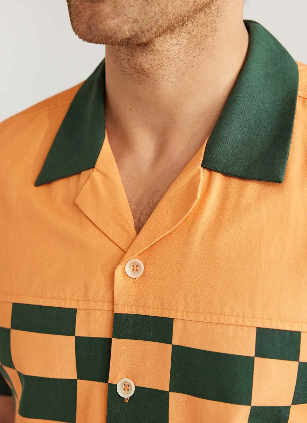 The Pop In Cotton Shirt | Seinfeld x Percival | Forest sold by Percival product image thumbnail 3