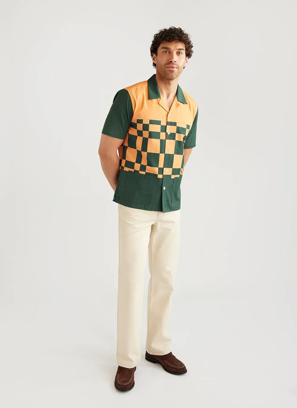 The Pop In Cotton Shirt | Seinfeld x Percival | Forest sold by Percival product image thumbnail 2