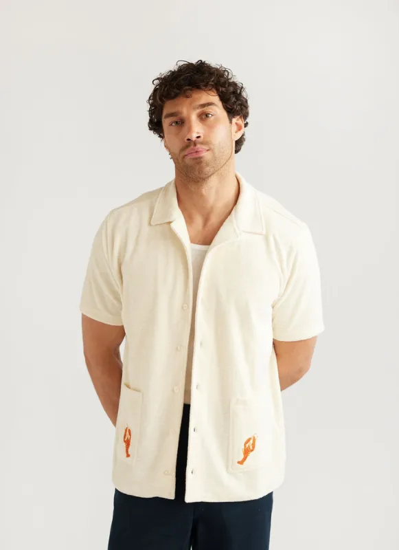 The Hamptons Resort Shirt | Seinfeld x Percival | Ecru sold by Percival