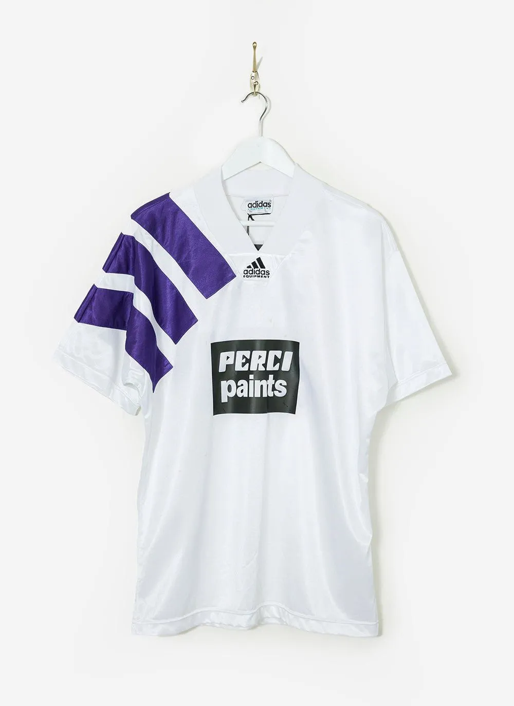 90s Adidas Shirt #61 | Percival x Classic Football Shirts | White sold by Percival