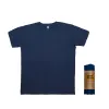 Rolled Short sleeve Crew neck Tee / Navy sold by Velva Sheen