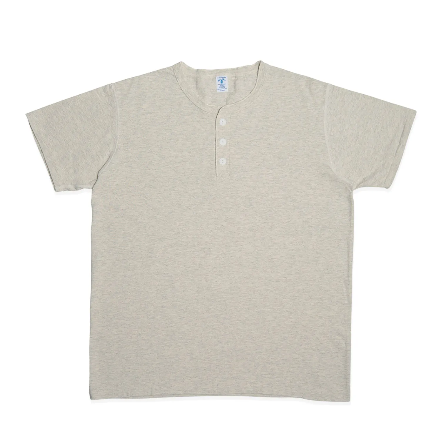 S/S Henley Tee / Oatmeal sold by Velva Sheen