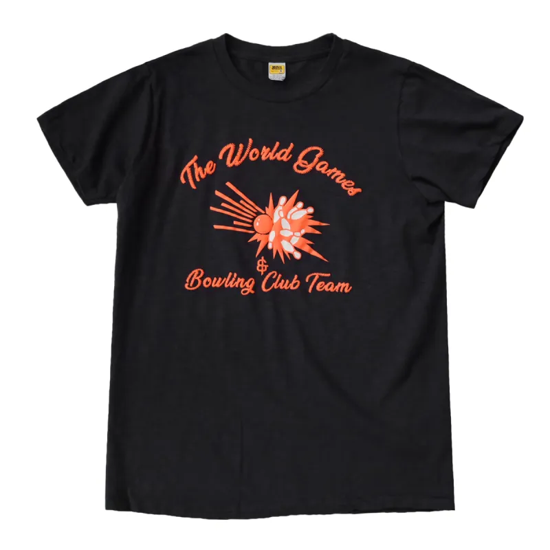 Graphic Tees / Bowling Club / Black sold by Velva Sheen