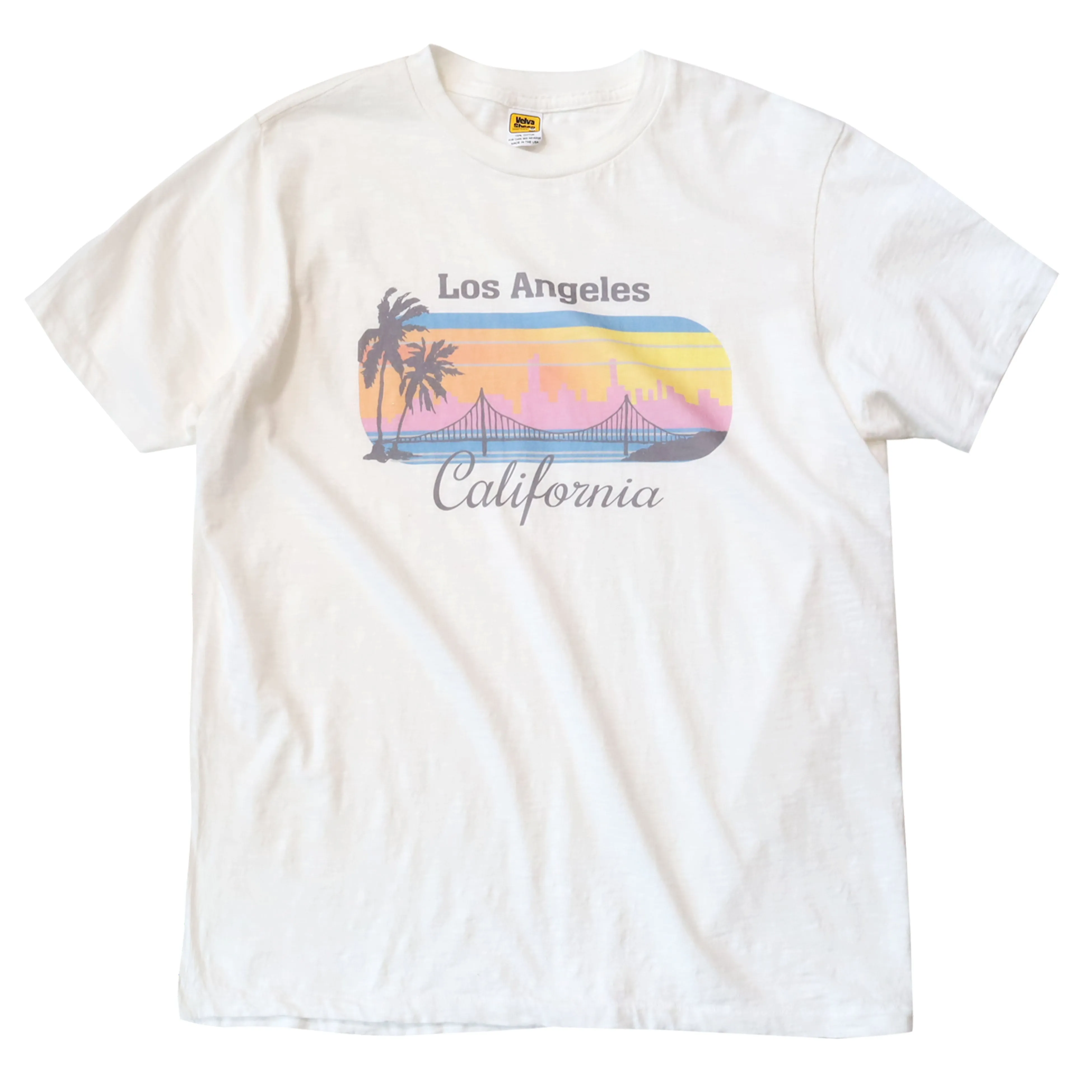 Graphic Tees / LA California / White sold by Velva Sheen