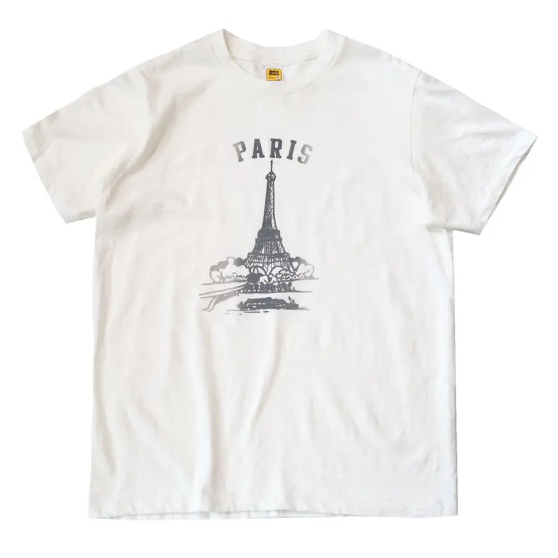 Graphic Tees / Paris / White made by Velva Sheen
