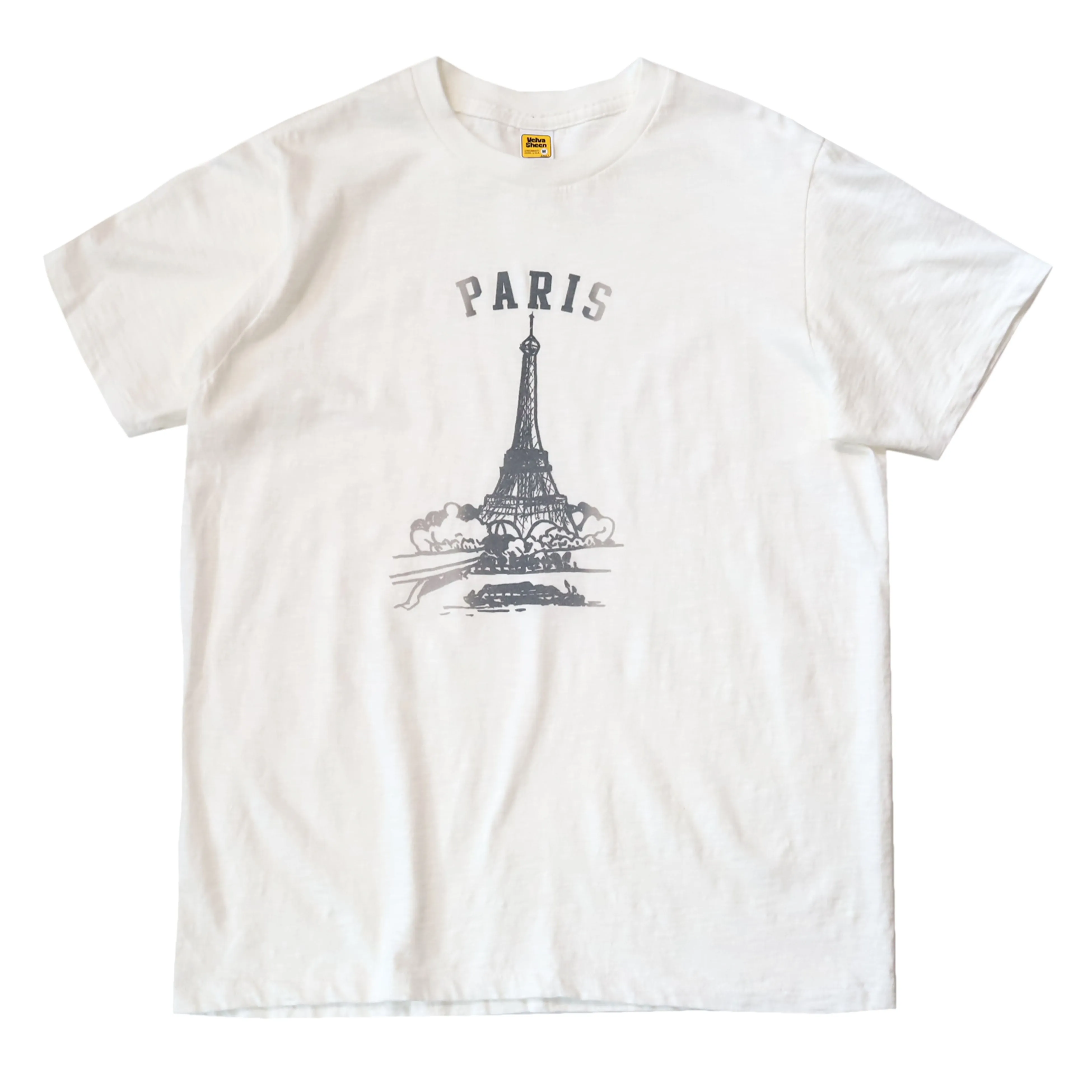 Graphic Tees / Paris / White sold by Velva Sheen