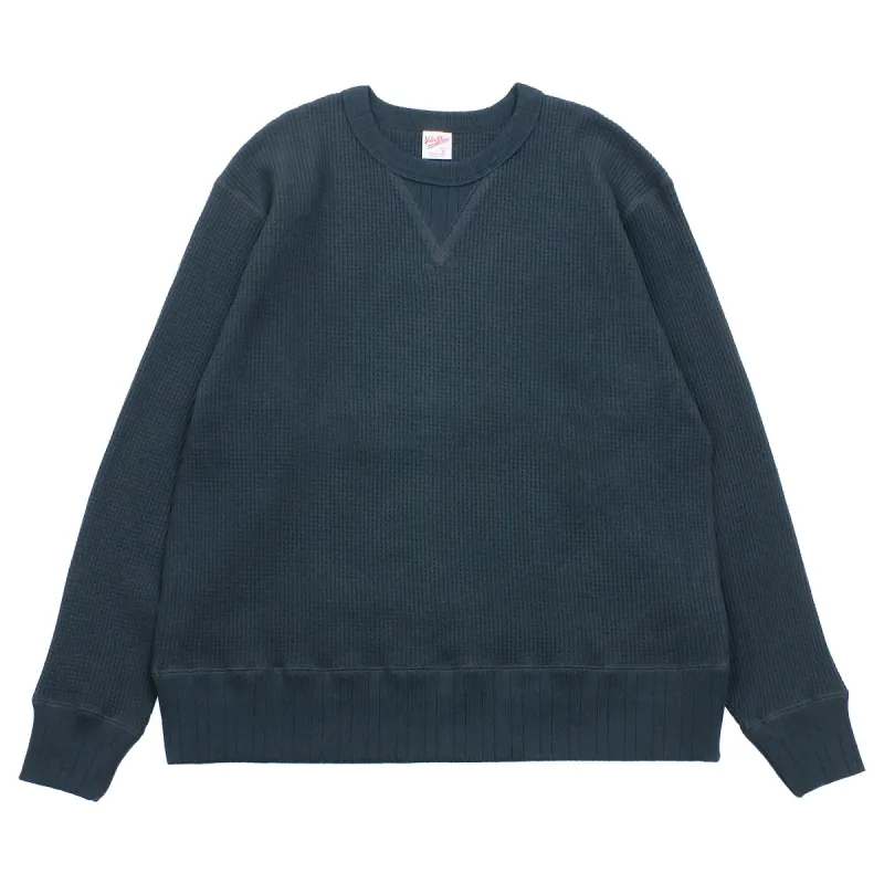 Brushed Thermal Crew / Navy sold by Velva Sheen